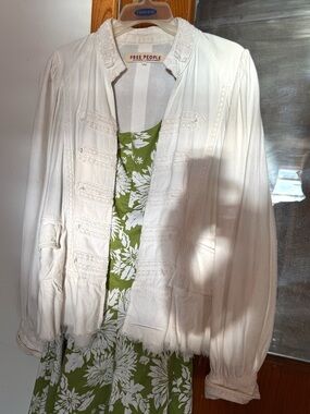 Free People cotton / linen Coat /Shirt